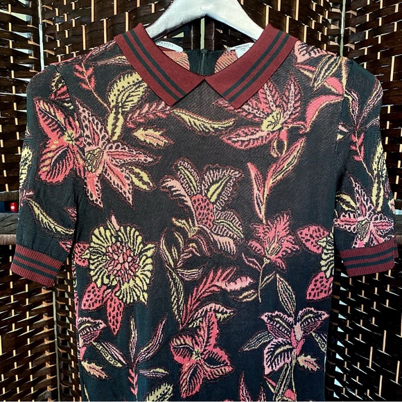 Anthropologie Scotch & Soda Knitted 2-Piece Set Tropical Bloom - Picture 7 of 15